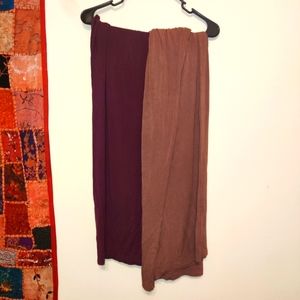 2 pairs wide leg Athleta pants